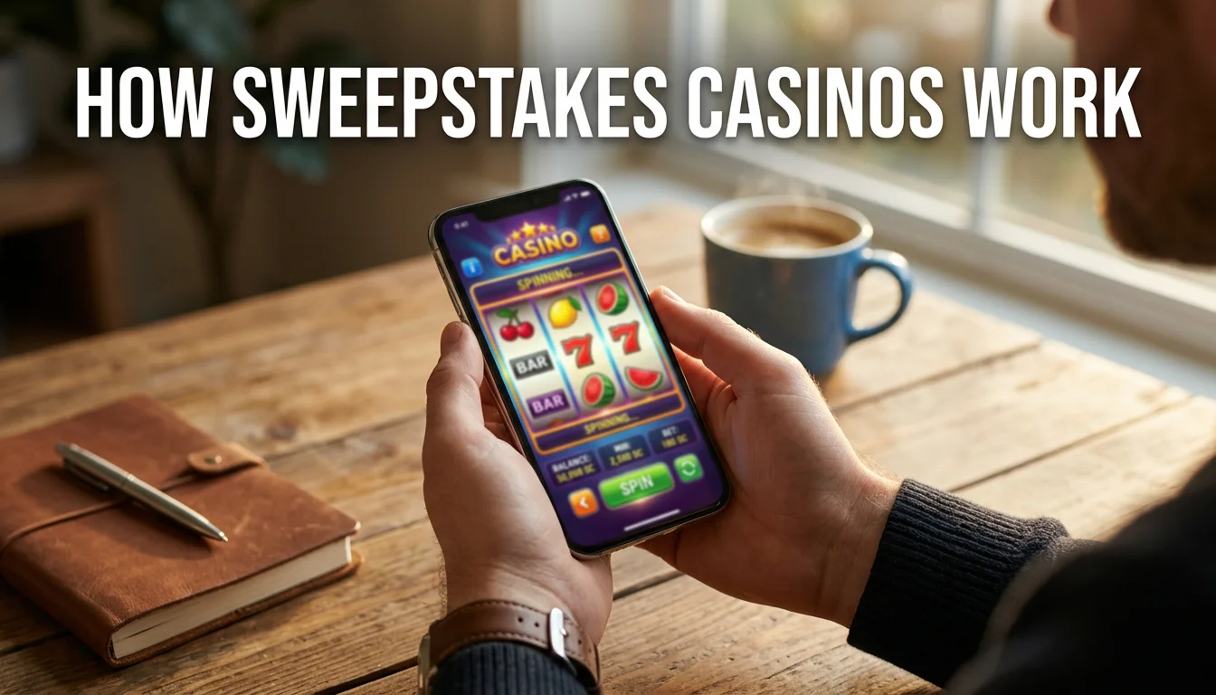 How sweepstakes casinos work complete US guide