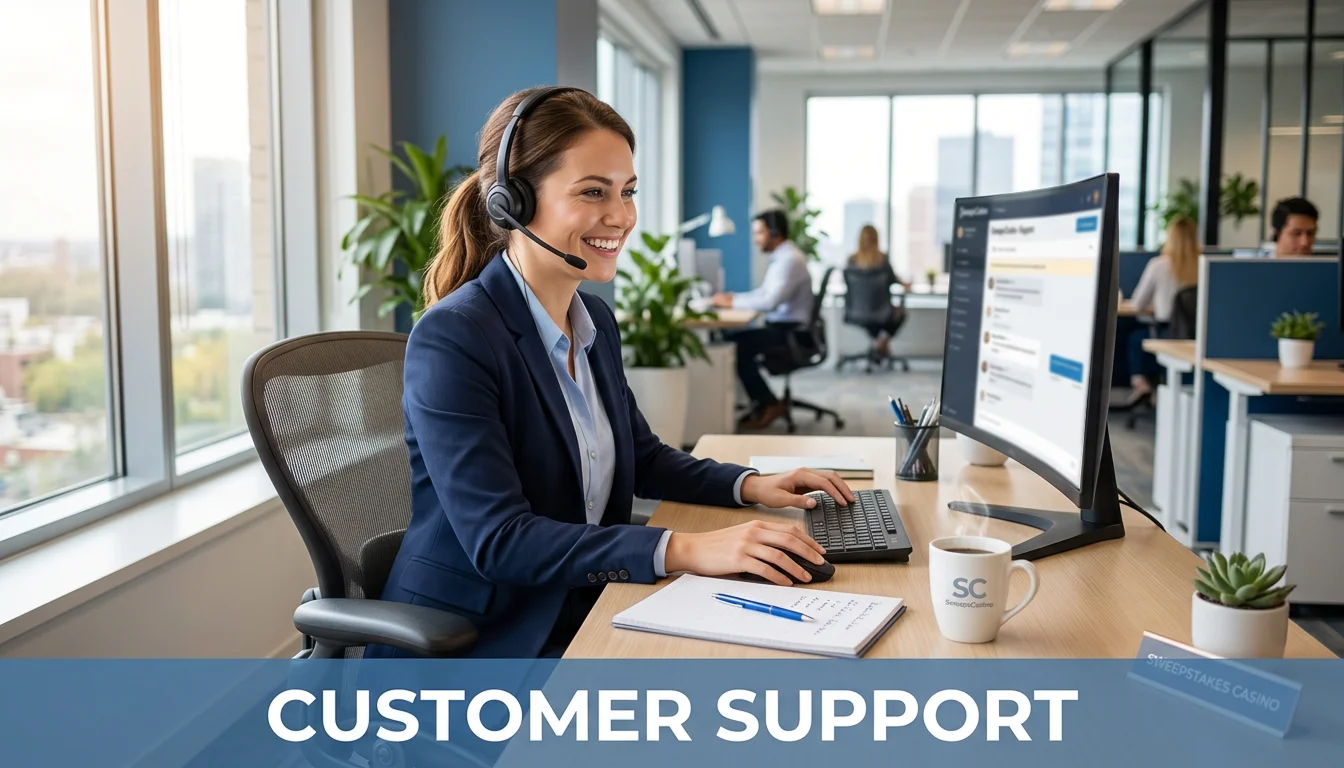 Sweepstakes casino customer support response times