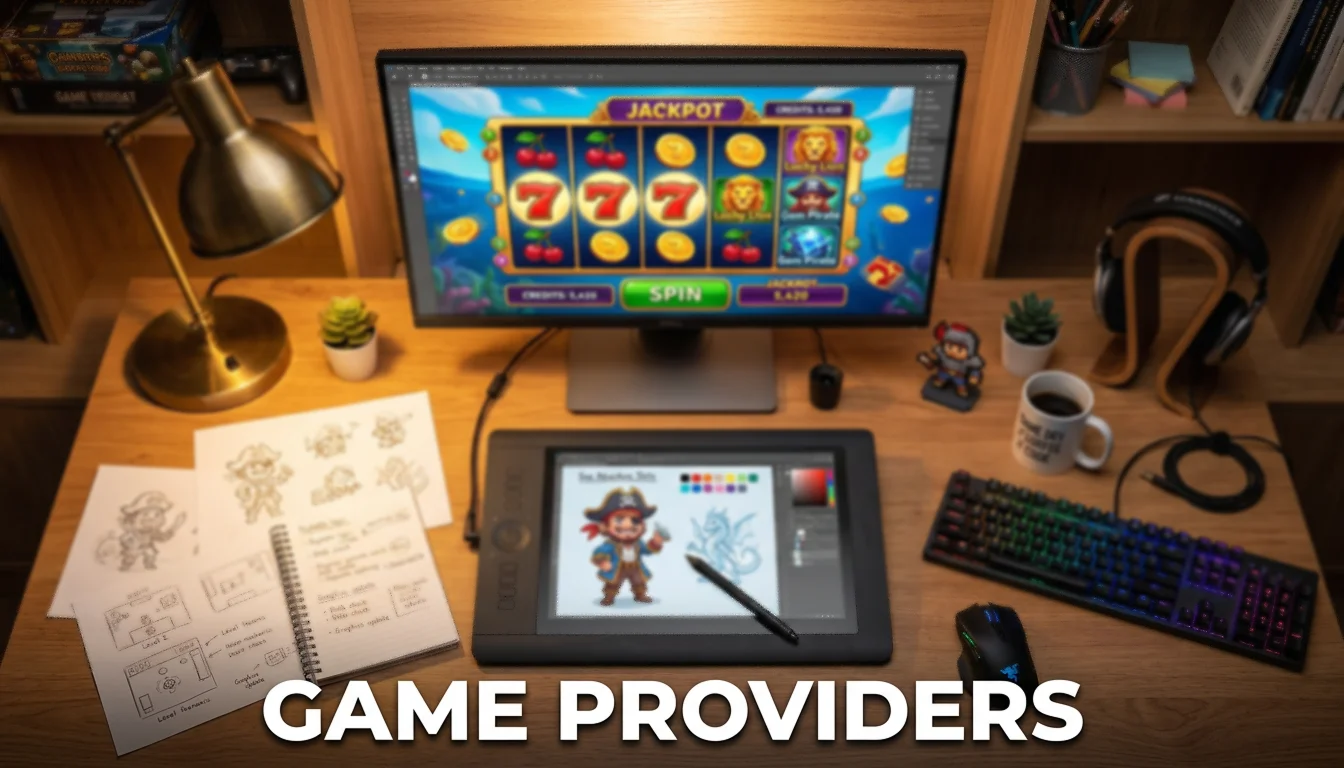 Sweepstakes casino game providers and studios