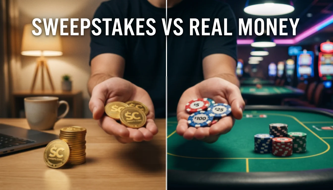 Sweepstakes vs real money casinos pros cons differences